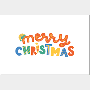 Merry Christmas Happy Time Design Posters and Art